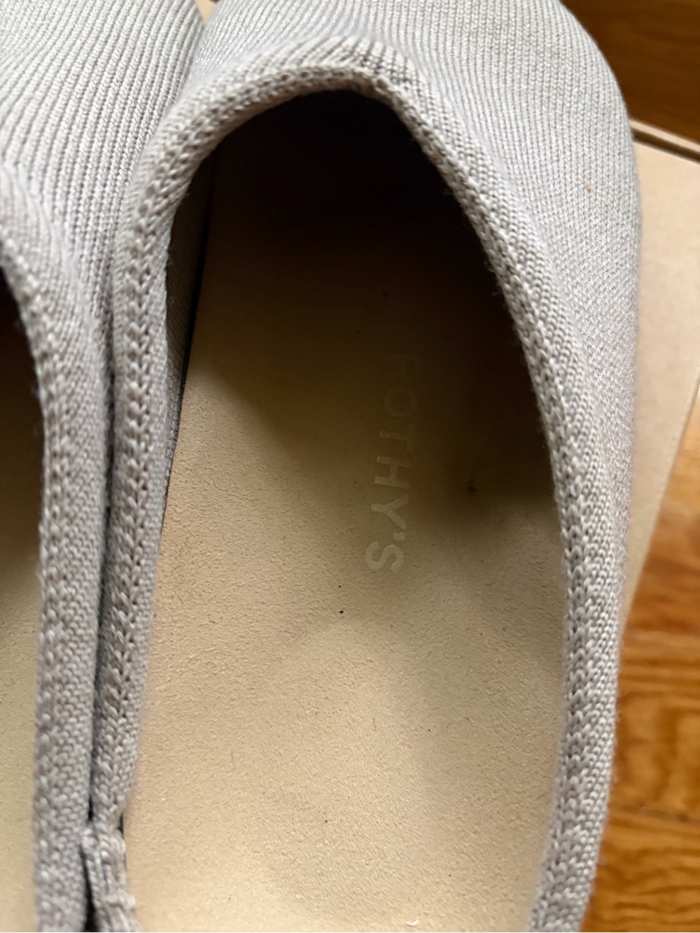 Rothy's Women’s The Casual Clog (Dove) US 7 - Picture 5 of 12